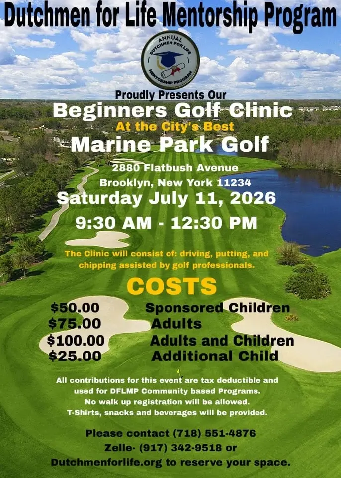 Dutchmen For Life Mentorship Program's 2nd annual golf clinic