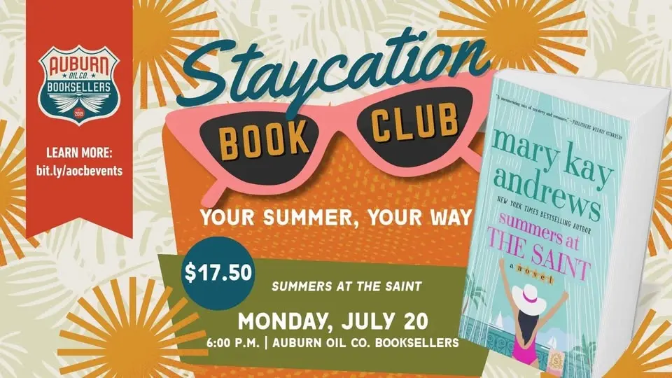 Staycation Book Club - July 20th