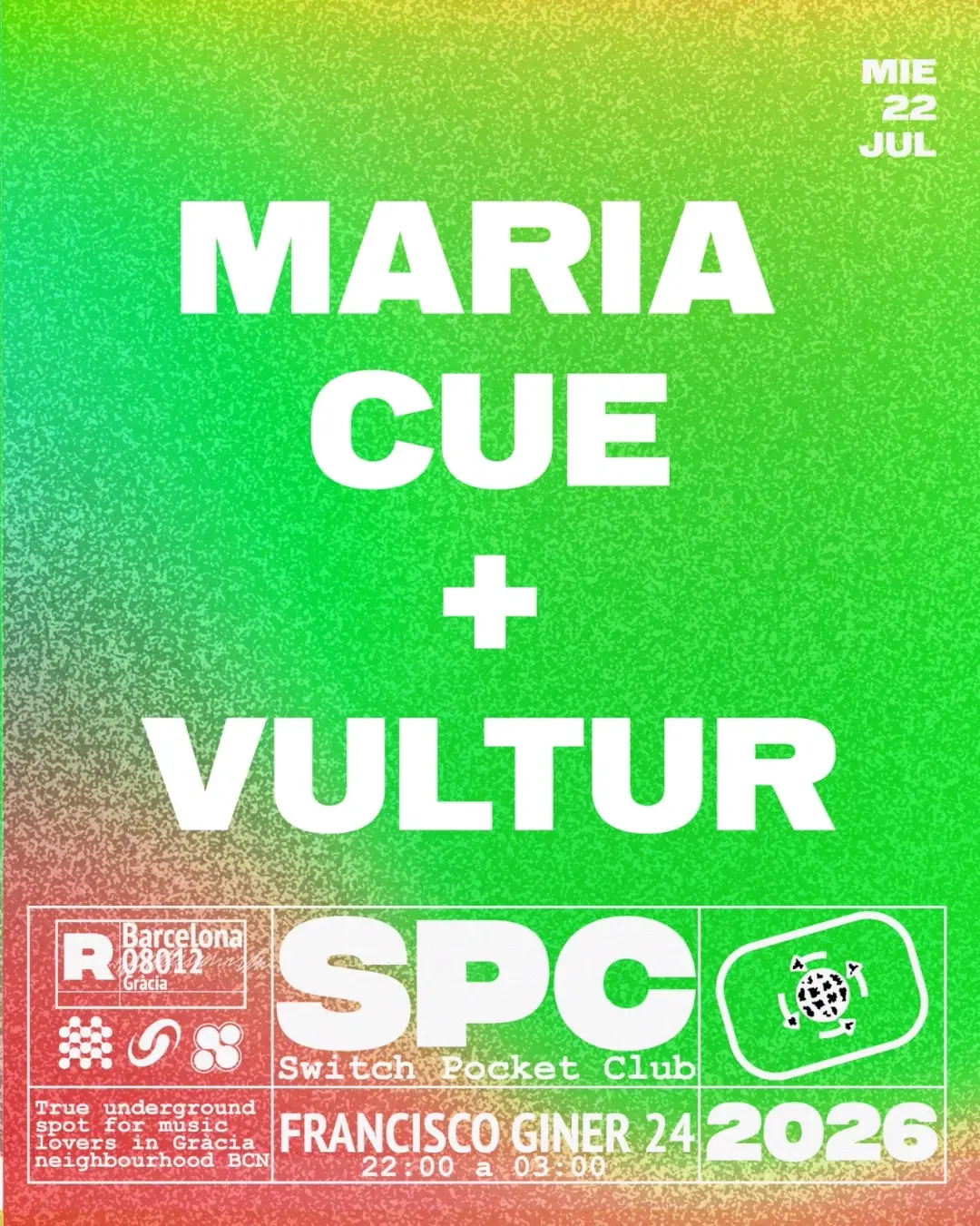 María Cue, Vultur