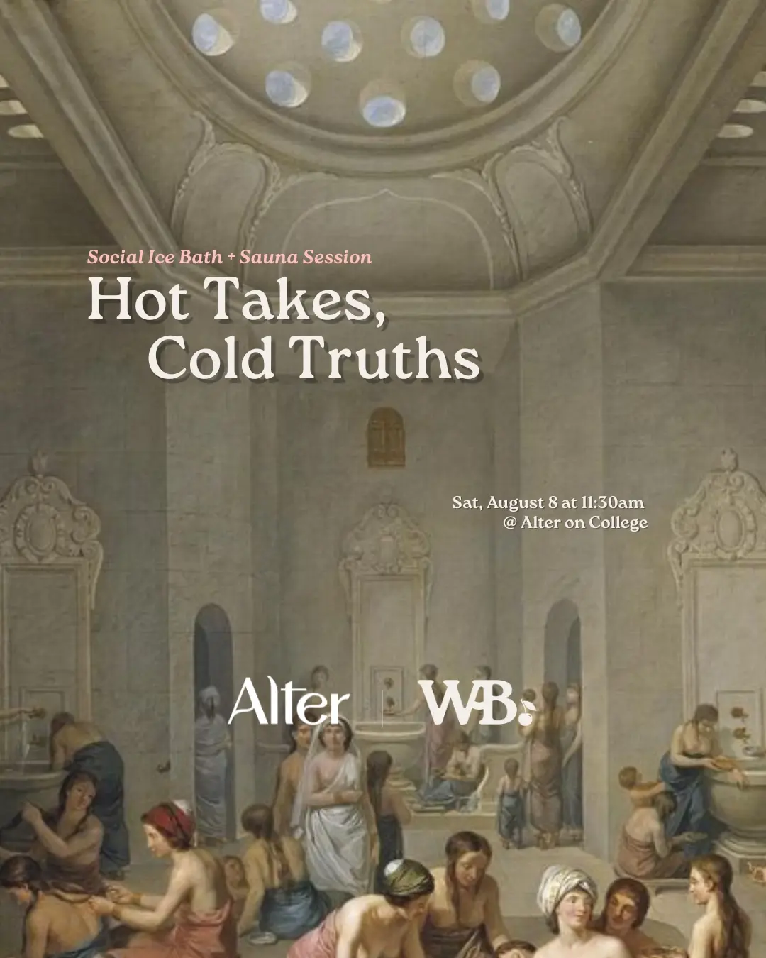 Hot Takes & Cold Truths: Social Ice Bath + Sauna Session with Alter