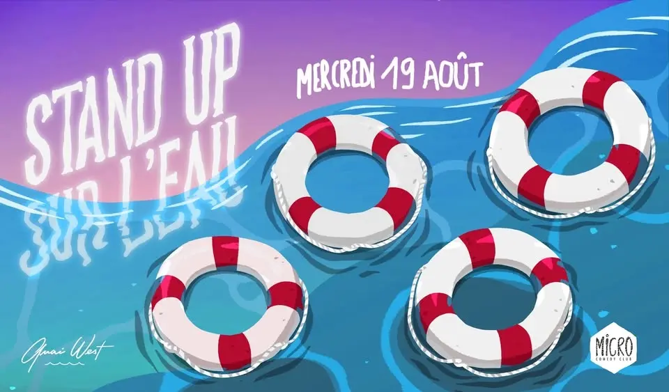 STAND-UP SUR L'EAU @QUAIWEST | SAISON 2026 