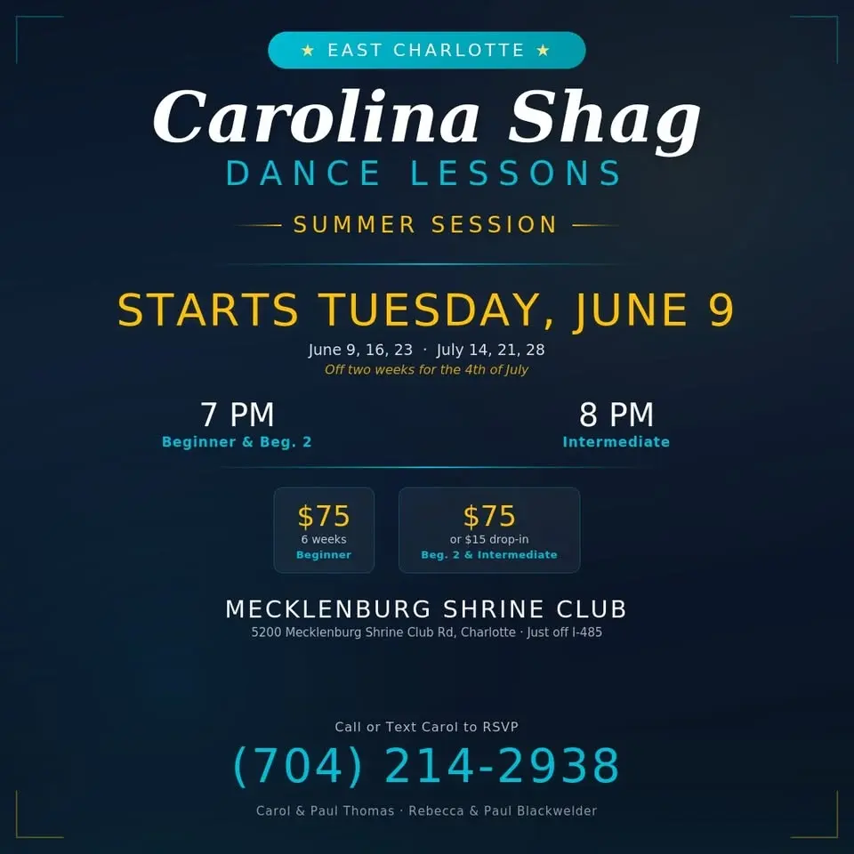 Carolina Shag Dance Lessons