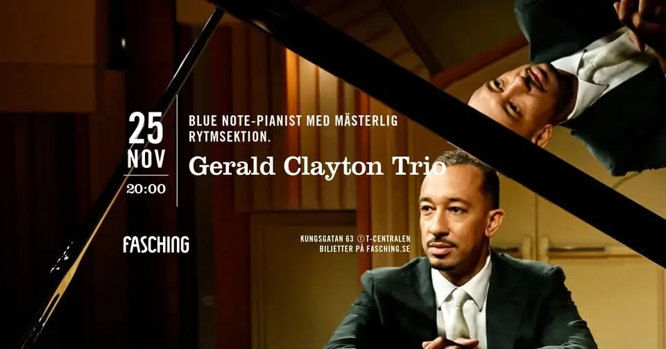 Gerald Clayton Trio | Fasching, Stockholm