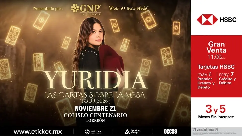 Yuridia en Coliseo Centenario