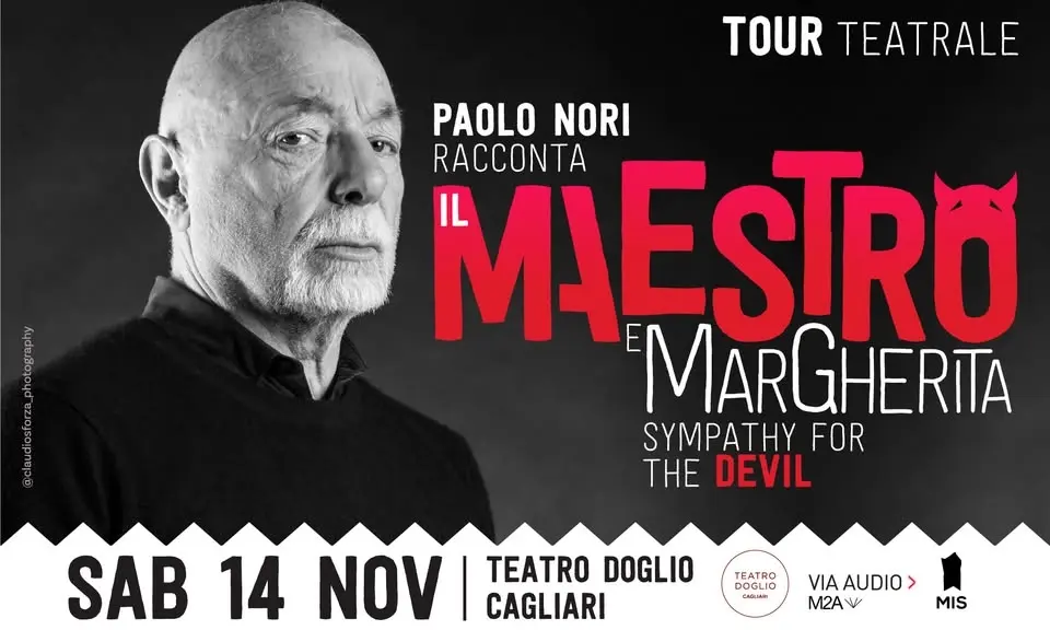 𝙋𝘼𝙊𝙇𝙊 𝙉𝙊𝙍𝙄 racconta Il Maestro e Margherita di Bulgakov | 14.10 | Teatro Doglio - Cagliari