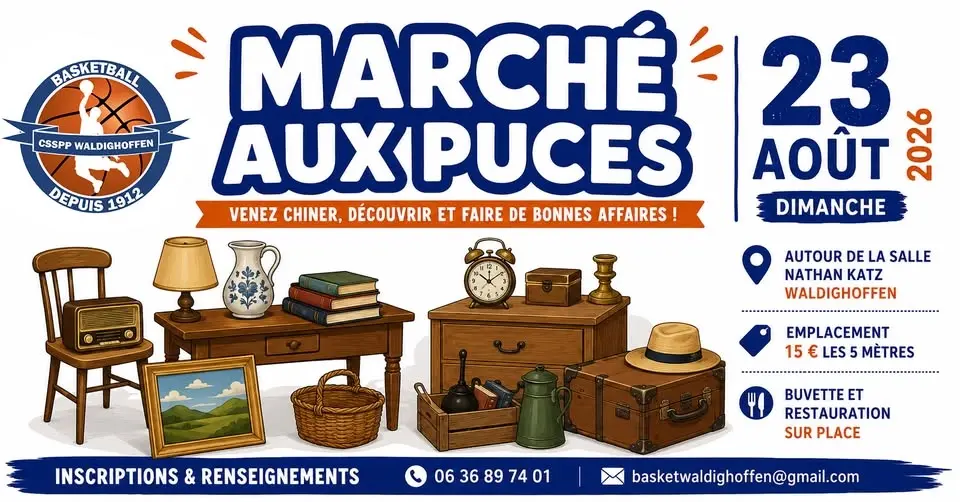 🎉 MARCHÉ AUX PUCES DE WALDIGHOFFEN 🎉
