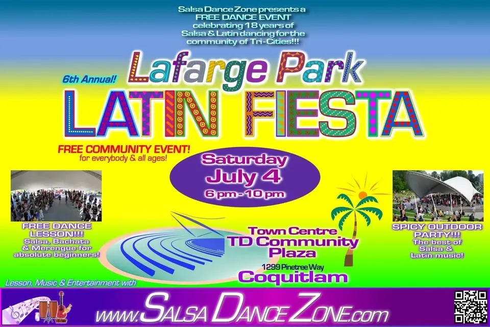 Lafarge Park Latin Fiesta - Free Event 🟊 TD Community Plaza. Sat July 4