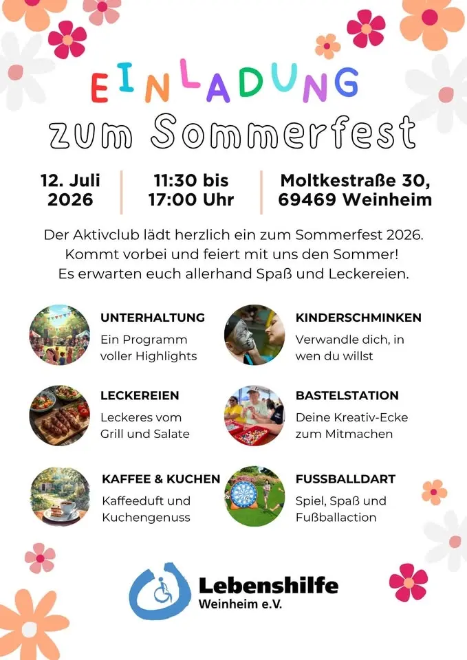 Sommerfest bei der Lebenshilfe