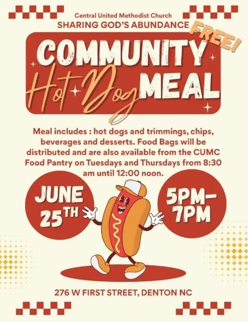 🌭✨ FREE Community Hot Dog Meal ✨🌭