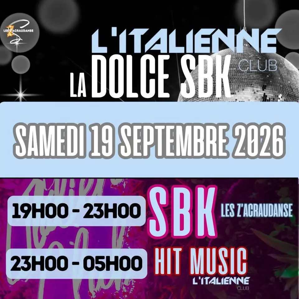 La Dolce SBK à l'ITALIENNE CLUB - LA VALETTE