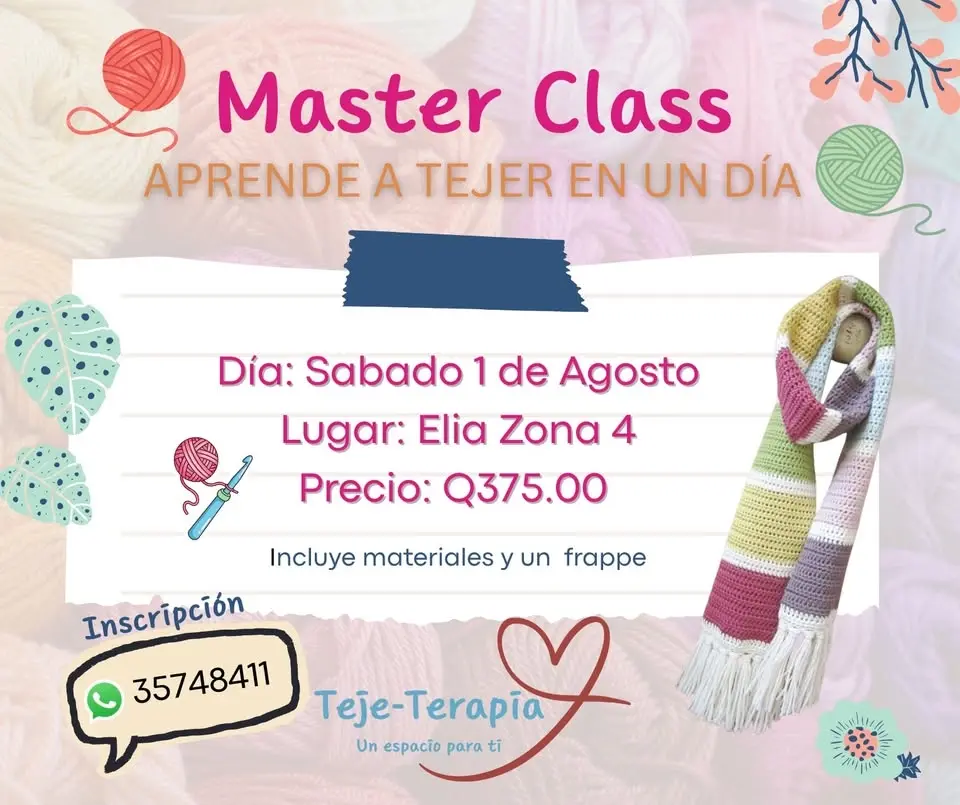 Master Class de Tejido