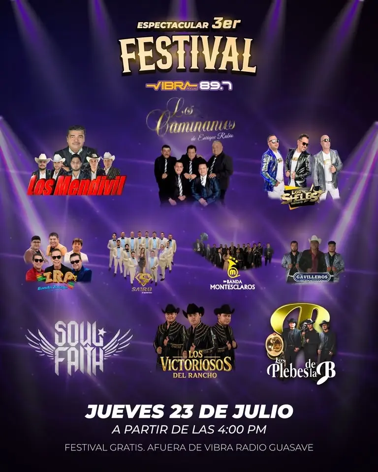 Espectacular 3er Festival Vibra Radio 89.7