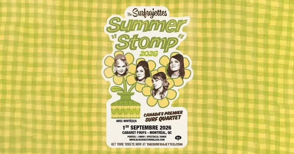 THE SURFRAJETTES - SUMMER "STOMP" - Montréal