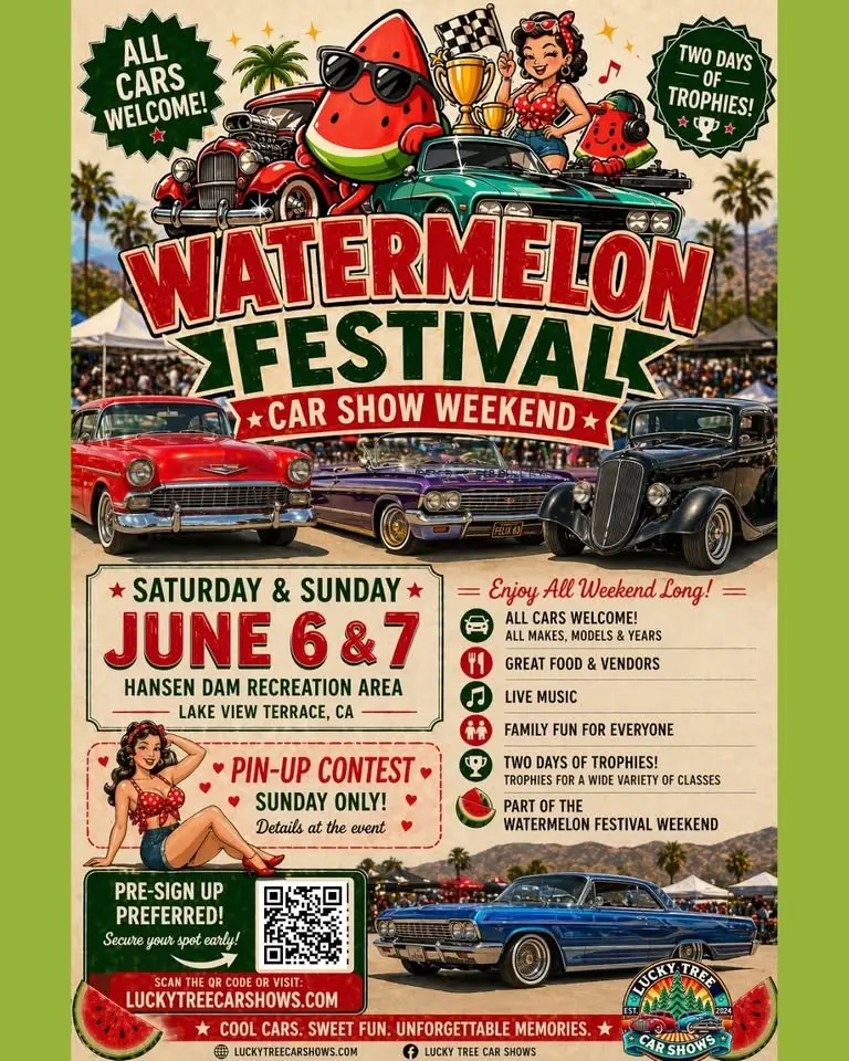 Watermelon Festival Car Show with Lucky Tree