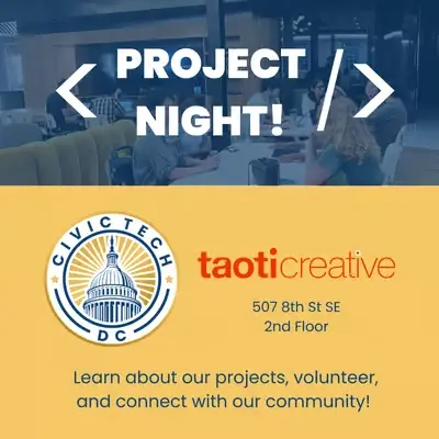 Civic Tech DC Project Night