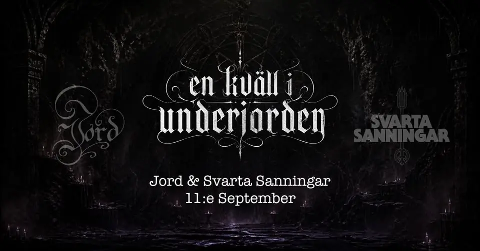 En kväll i underjorden: JORD & SVARTA SANNINGAR