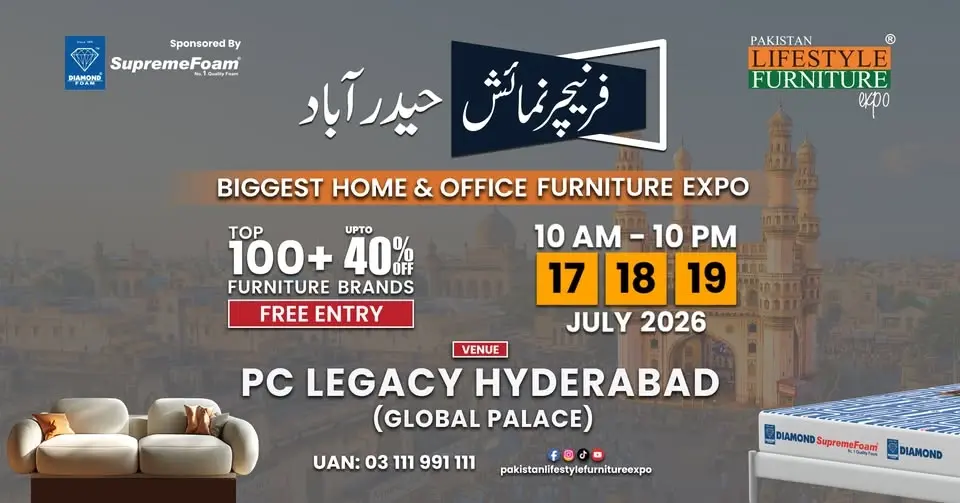 Hyderabad Furniture Expo 17 - 19 July 2026