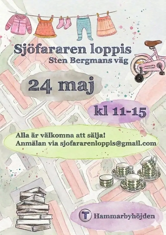 Sjöfararen loppis i Hammarbyhöjden 