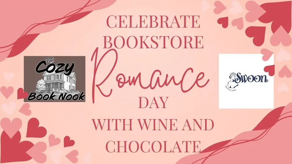 Bookstore Romance Day Wine and Chocolate Mini Bookstore Crawl