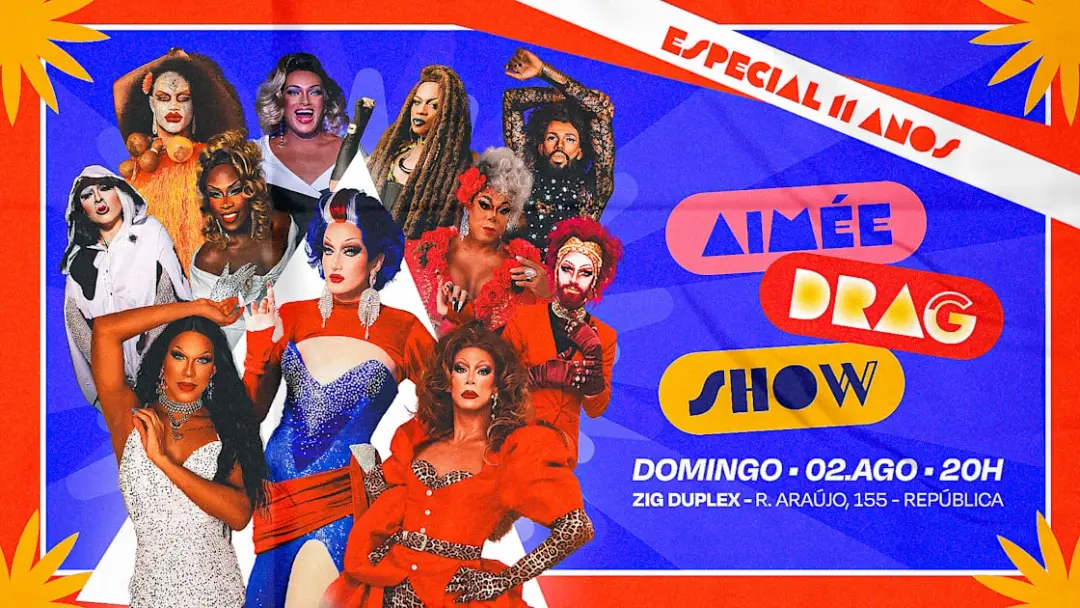 Aimée Drag Show Especia 11 Anos De Carreira: É A Bahia!