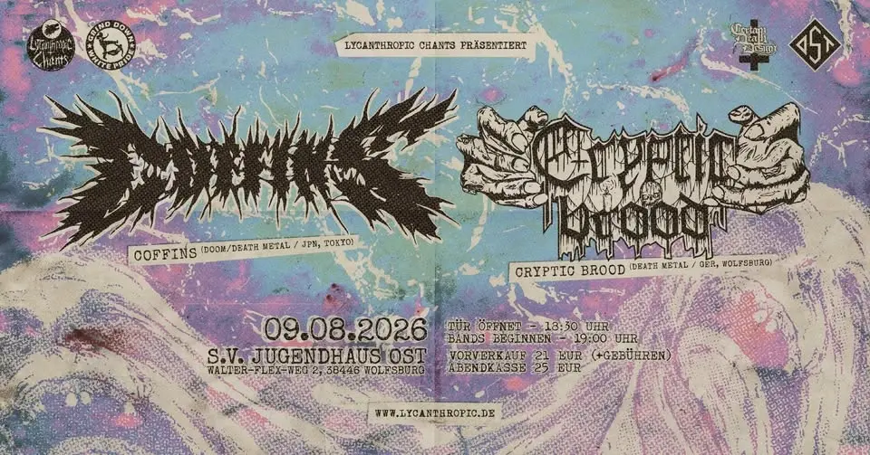 COFFINS + CRYPTIC BROOD