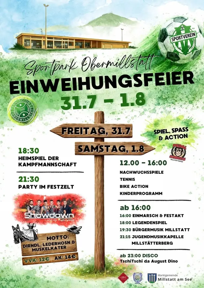 Einweihungsfeier Sportpark Obermillstatt