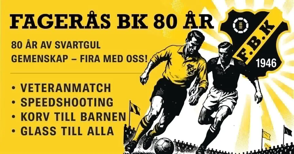 Fagerås BK – 80 år!
