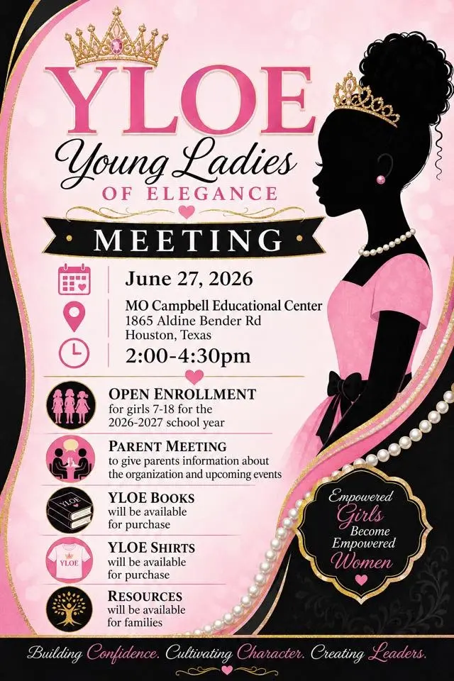 Young Ladies of Elegance Informational Meeting