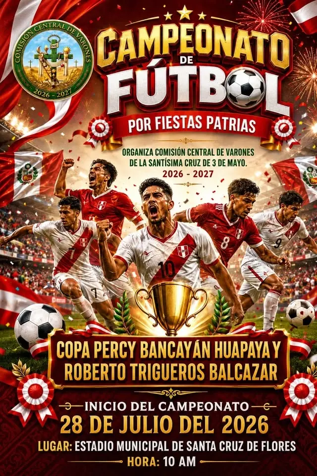 COPA 2026: PERCY ANDRÉS BANCAYÁN HUAPAYA Y ROBERTO TRIGUEROS BALCAZAR