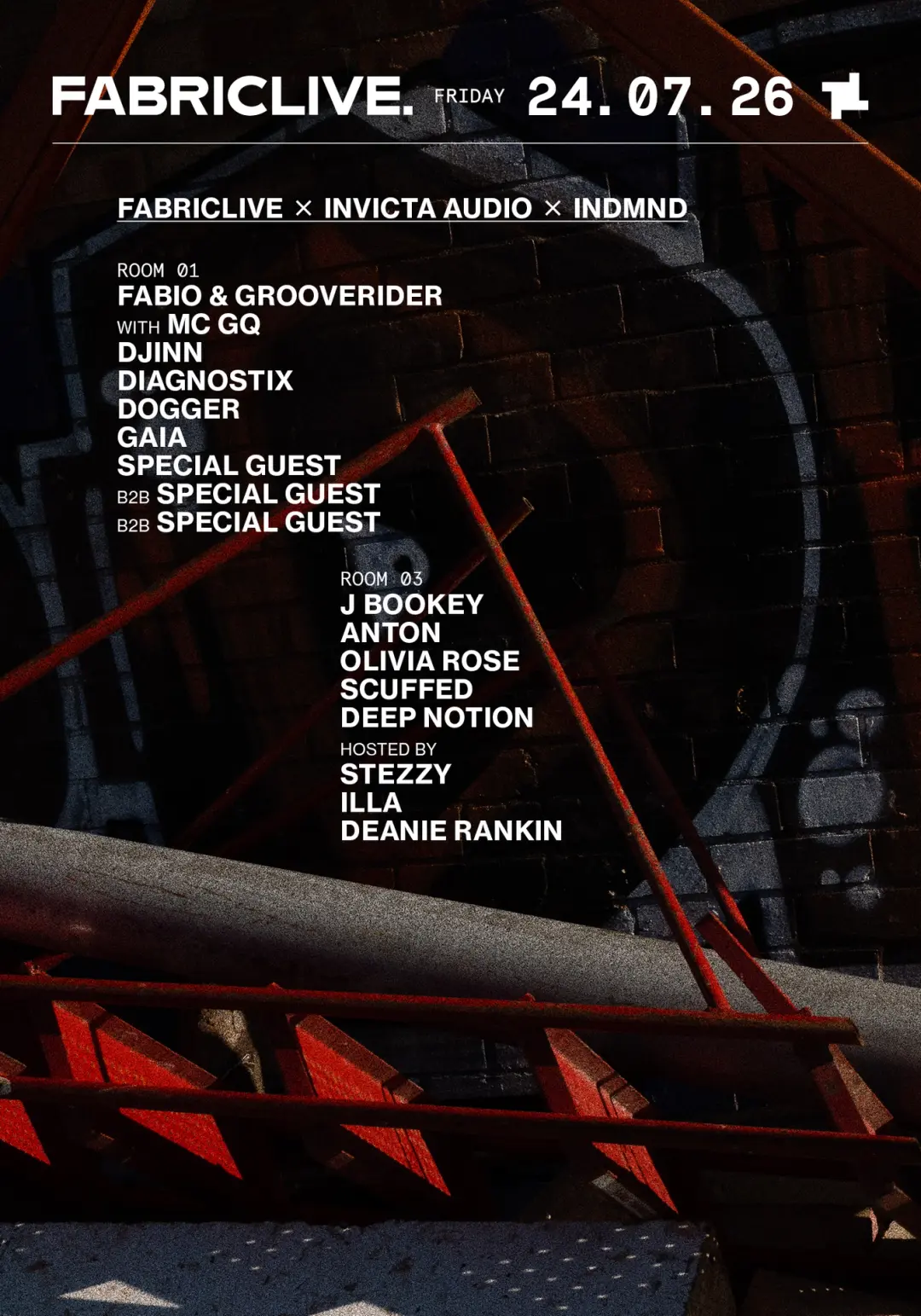 FABRICLIVE: Fabio & Grooverider, Djinn, Diagnostix, dogger, Gaia, MC GQ + more