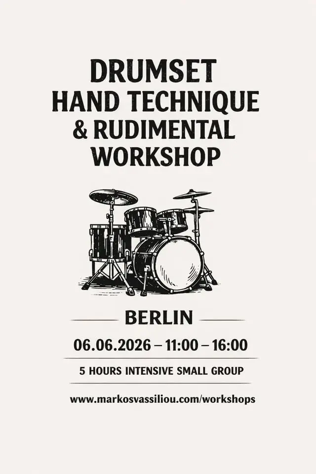Drumset Hand Technique & Rudimental Workshop
