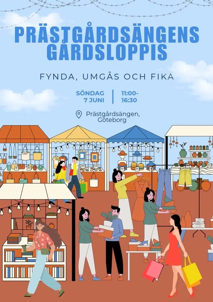 Loppis på Prästgårdsängen!