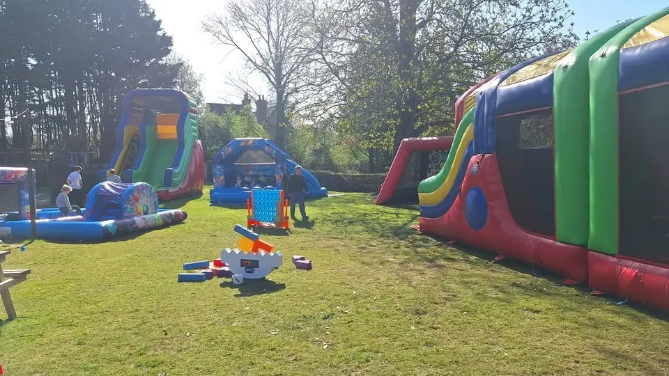 The Fun Hubs May HT Inflatable Play Centre at Carlos Ices and Tea Room