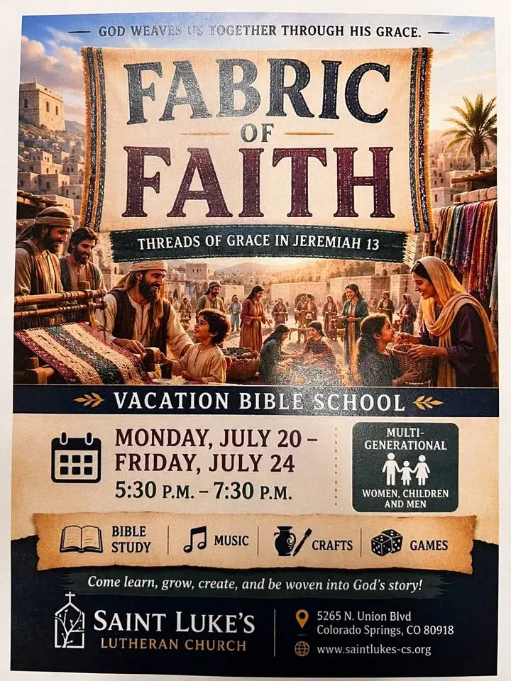 Vacation Bible School: Fabric of Faith