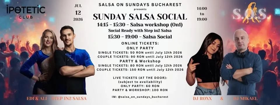 Salsa On Sundays @ Rio Club București