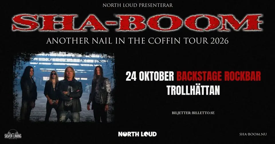 SHA-BOOM | Backstage Rockbar, Trollhättan (SE)