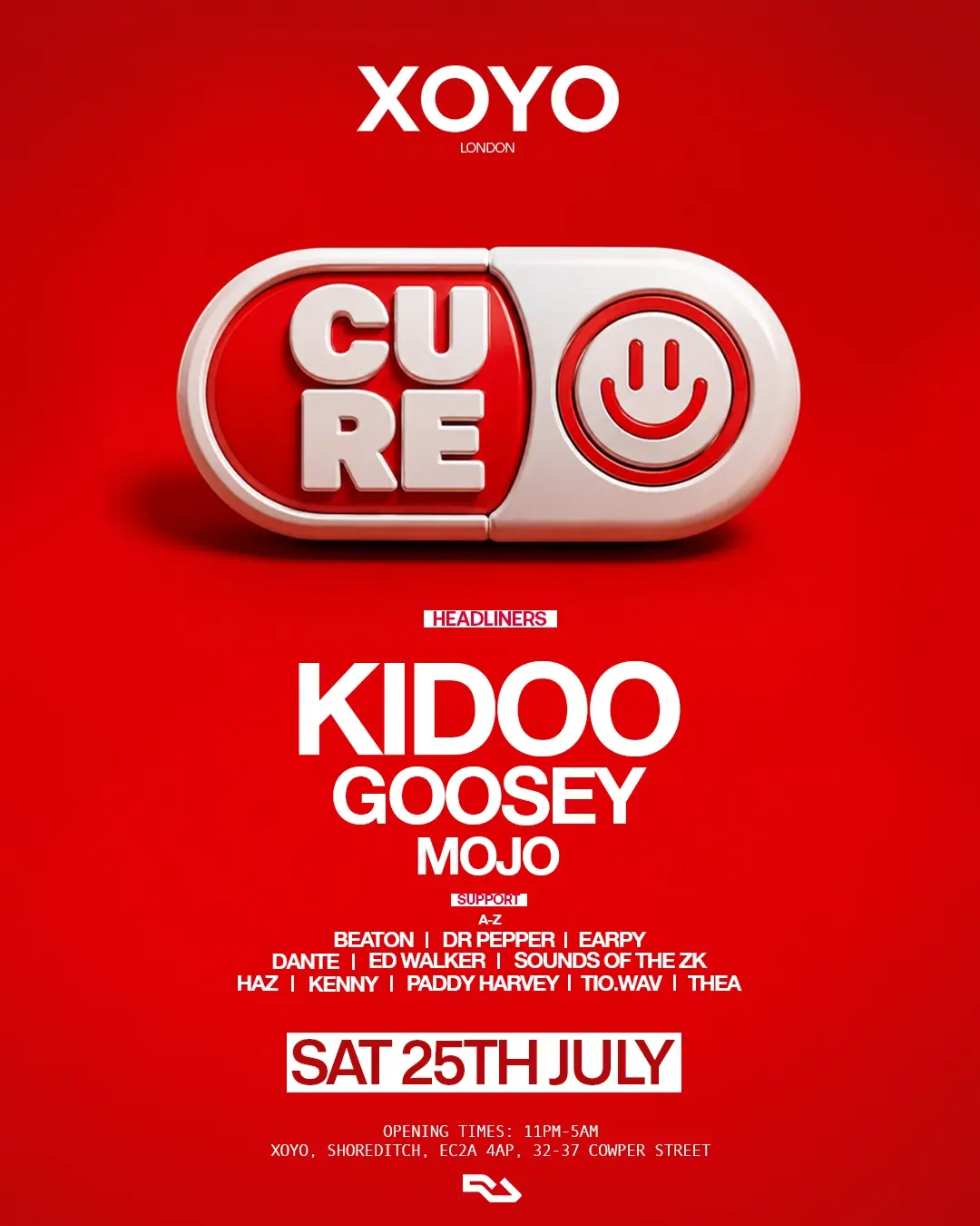 Cure presents: Kidoo, Goosey, Mojo