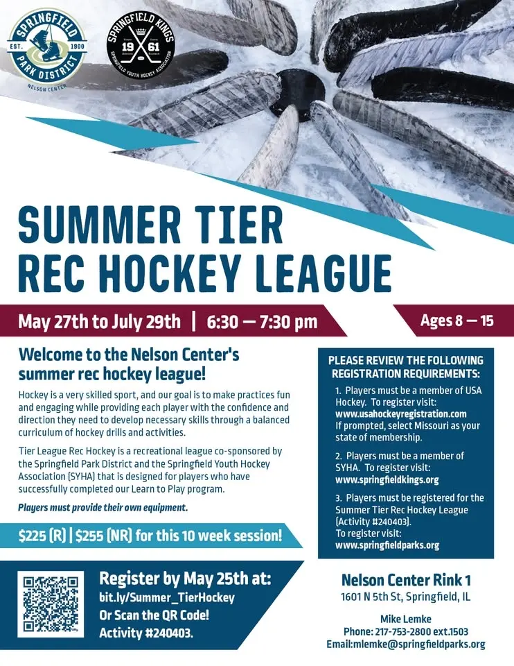 Nelson Center Summer Tier Rec Hockey League