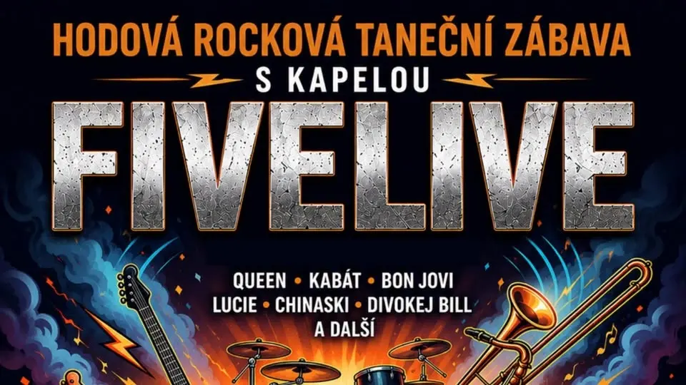 Taneční zábavu pod májú s FIVELIVE