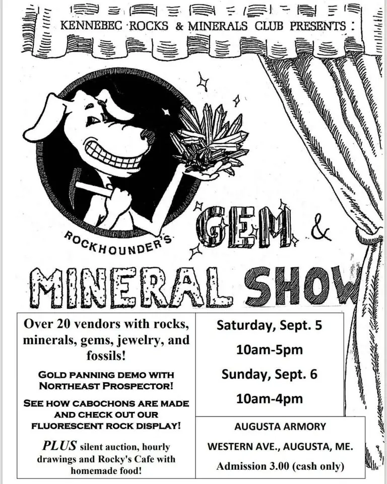 The 37th Annual Gem and Mineral show, hosted by the Kennebec Rocks and Minerals Club