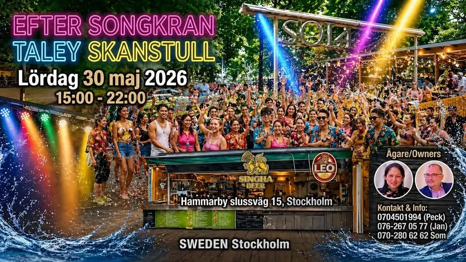 Songkran-fest på Taley 💦