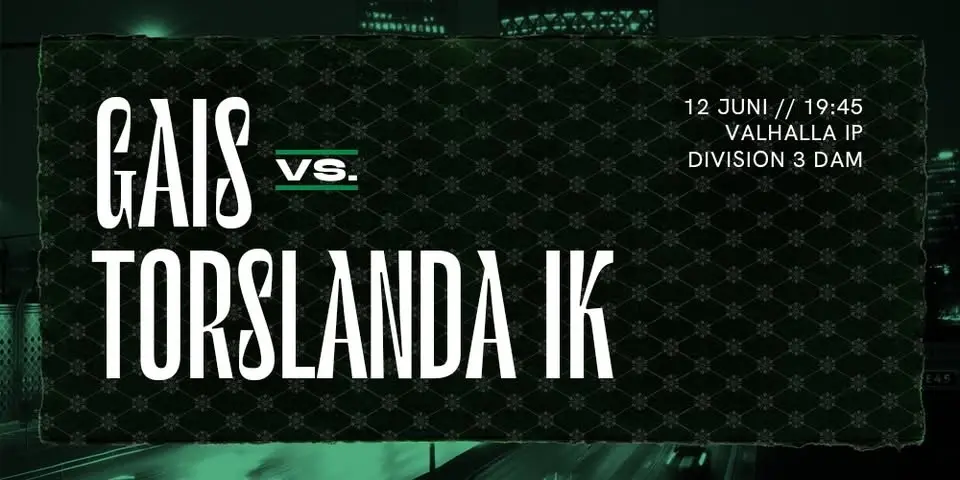 Div 3 Dam: GAIS - Torslanda IK