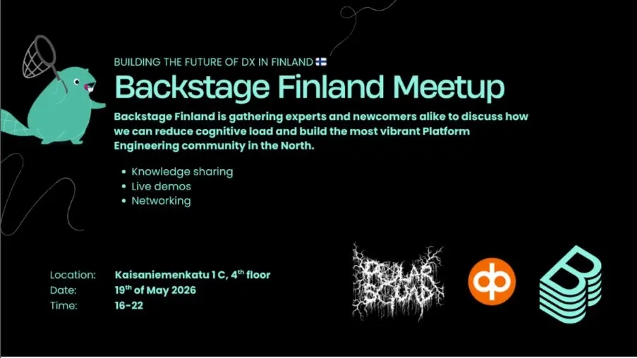 Backstage Finland User Group Meetup #1/ Let's get going