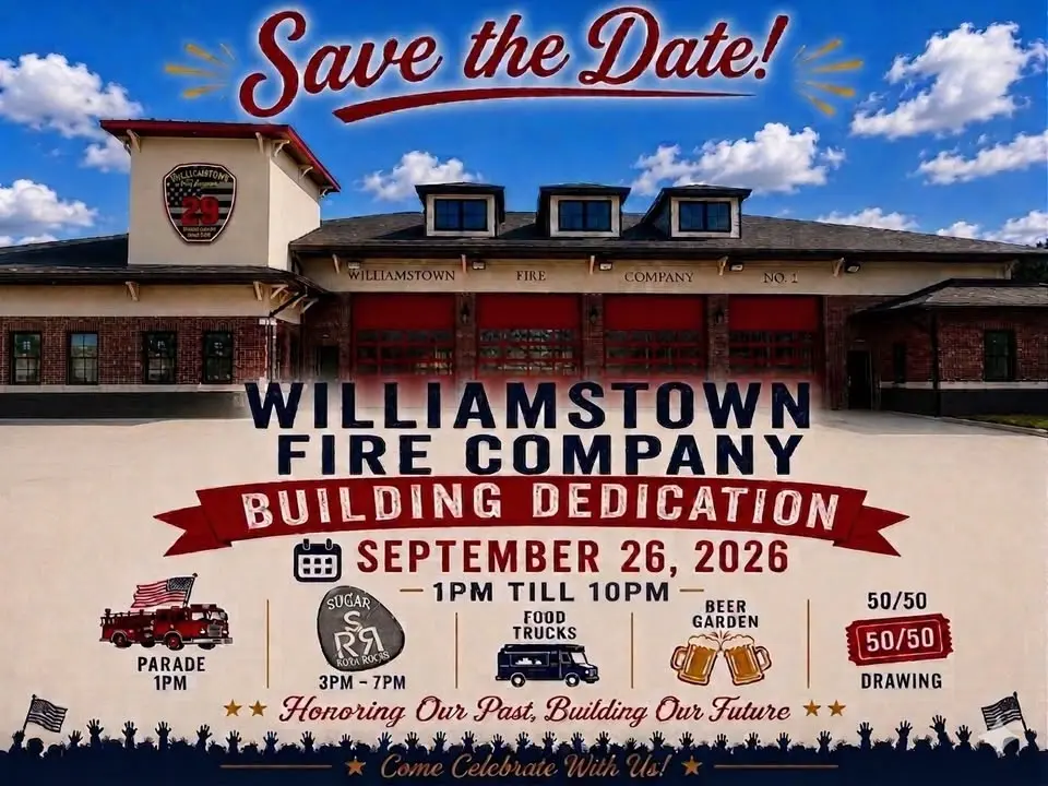 Williamstown Fire Company No. 1 Building Dedication‼️
