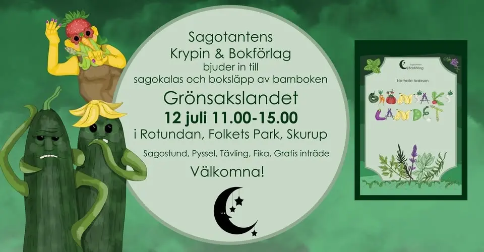 Boksläpp och sagokalas för Grönsakslandet