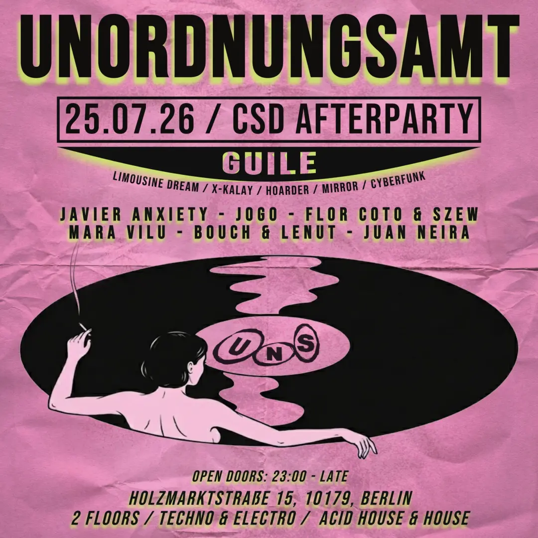 UNORDNUNGSAMT - CSD AFTERPARTY