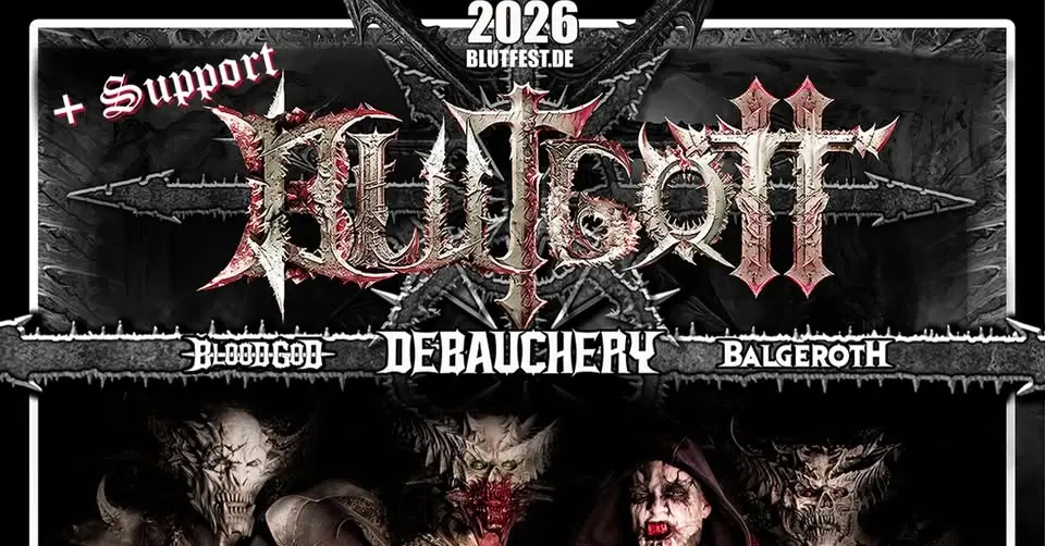 Blutfest 2026 - Blutgott + Abrogation + Wasteland Clan