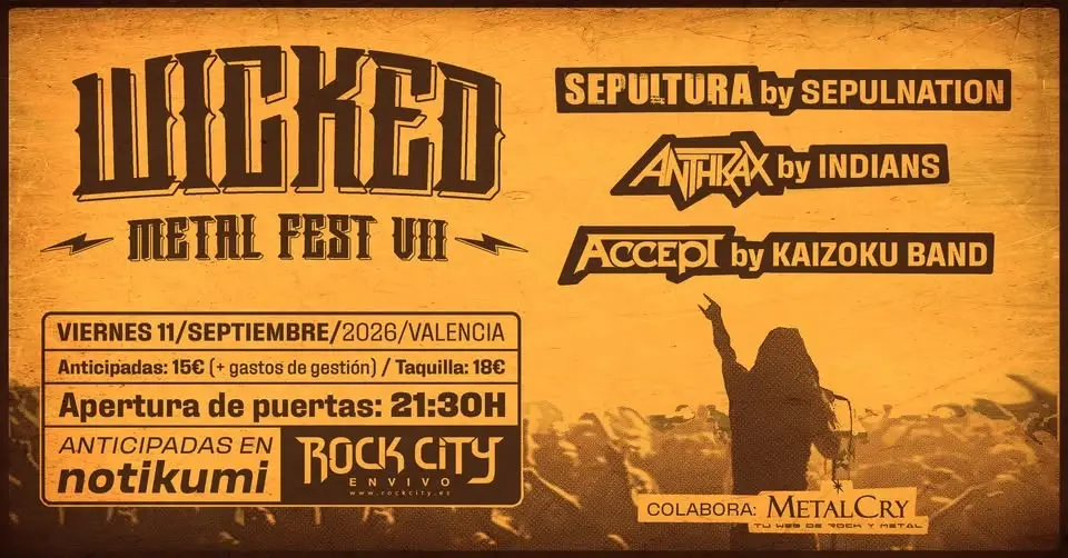 Wicked Metal Fest VII en Valencia @Rock City