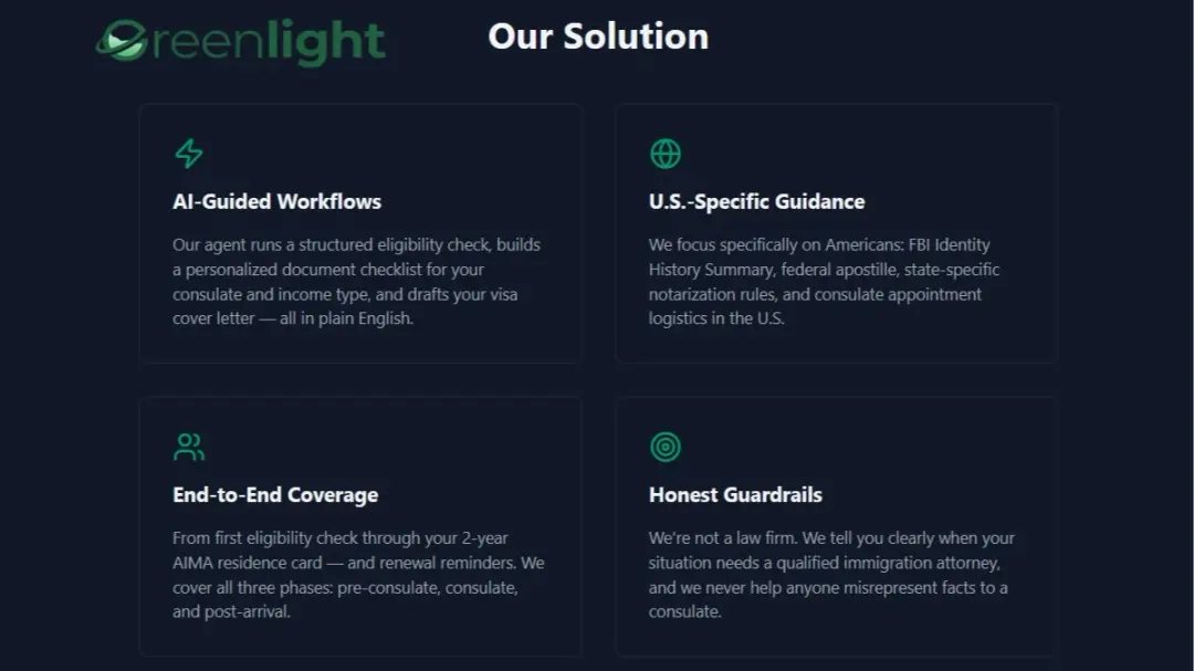 Greenlight, US-Portugal Visa Platform
