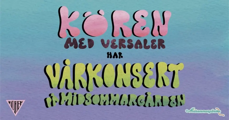Vårkonsert KÖREN med versaler